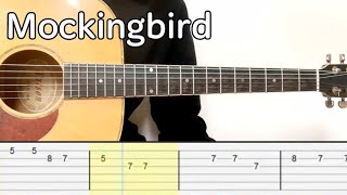 Eminem  Mockingbird Easy Guitar Tabs Tutorial [upl. by Haldeman]