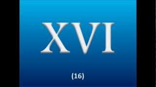 Roman Numerals  1 through 20 [upl. by Witcher517]