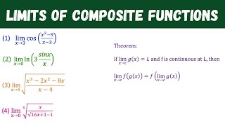 limits of composite functions [upl. by Gilbertson598]