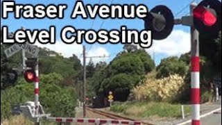 Fraser Avenue Level Crossing  Johnsonville Line [upl. by Sikata]