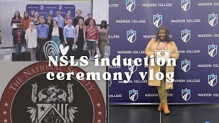 Vlog NSLS induction ceremony [upl. by Llertnov]