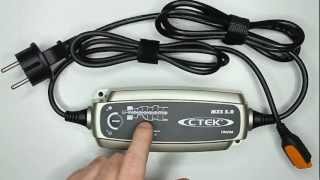 CTEK MXS 50 Auto Batterie Ladegerät  Car battery charger [upl. by Einalam]