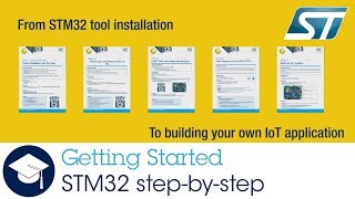 STM32 step by step tutorials to get you building an IoT application fast [upl. by Reames]