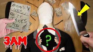 CUTTING OPEN REAL SLENDERMAN AT 3 AM WHATS INSIDE [upl. by Oirelav239]