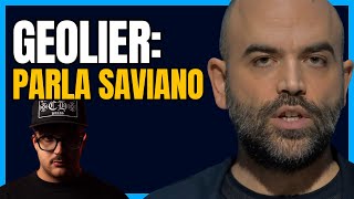 CASO GEOLIER A SANREMO SAVIANO NON CI STA “MA QUALE È IL PROBLEMA” 🔥 [upl. by Onaicul]