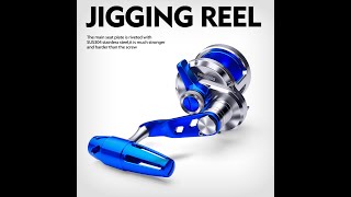 Proberos Jigging Reel 91BB 40LB Drag Fishing Reels  PJG300400 [upl. by Ecertap]