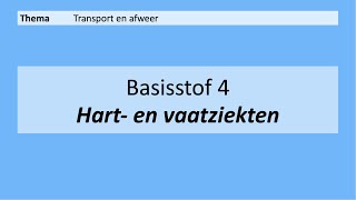 VMBO 4  Transport en afweer  Basisstof 4 Hart en vaatziekten  8e editie [upl. by Chemush]