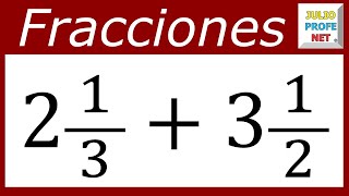 SUMA DE NÚMEROS MIXTOS de dos formas diferentes [upl. by Livesay]