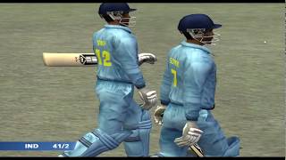 EA Sports Cricket 2007 PC Gameplay India vs Sri Lanka [upl. by Odrautse]