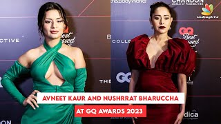 Avneet Kaur and Nushrratt Bharuccha At GQ Awards 2023 avneetkaur nushrrattbharuccha gqawards [upl. by Dorfman944]