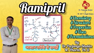 Ramipril  Antihypertensive Agents  Pharmaceutical Chemistry  D Pharm  ER 2020 [upl. by Haliek]