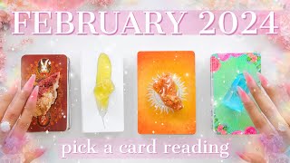 megadetailed🔎🔮FEBRUARY 2024 LOVE Predictions💕💏🔥✨Tarot Card Reading✨🔮🧚‍♂️PickACard✨ [upl. by Attenauq422]