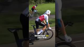 😲 Amateur Outpaces Pro Cyclist Stefan Bissegger in Zurich ITT 2024 🚴💨 [upl. by Sklar]