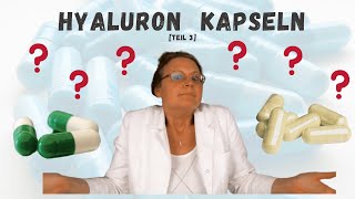 Hyaluron Kapseln Erfahrungen Dosierung Wirkung TEIL 3  erklärt von Drmed Natalie Wiesen [upl. by Sito590]