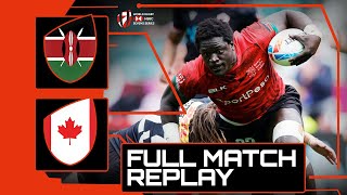 INCREDIBLE lastminute winner  Kenya v Canada  HSBC London Sevens Rugby [upl. by Ackler284]