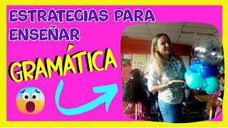 🎊GRAMÁTICA DIVERTIDA ACTIVIDAD PARA ENSEÑAR CATEGORIAS GRAMATICALES DIDÁCTICA DE LA GRAMÁTICA [upl. by Yclek866]