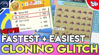 NEW GLITCH FASTEST WAY TO CLONE POKEMON amp ITEMS in Brilliant Diamond and Shining Pearl [upl. by Hesky]