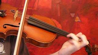 SCHUBERT ARPEGGIONE 19th Century German Amati Violin Solo Sound Sample [upl. by Nillek]