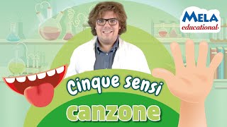 Cinque sensi  canzoni per bambini  Renato lo scienziato Educational MelaEducational [upl. by Zailer]