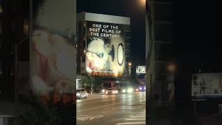 Oppenheimer Billboard on the Sunset Strip [upl. by Assiram]