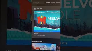 Melvor Idle Idle RPG Grátis na Epic Games shorts [upl. by Chi]