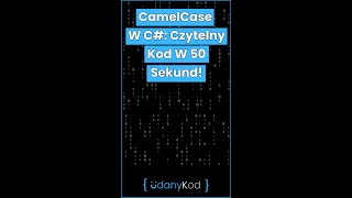 ⏱ CamelCase W C Czytelny Kod W 50 Sekund Podstawy Języka C 10 shorts [upl. by Naved]