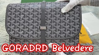 GOYARD BELVEDERE 2023 Closer REVIEW [upl. by Larena]