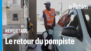 « J’étais très étonnée »  à Drancy le retour du pompiste séduit les automobilistes [upl. by Strephonn]