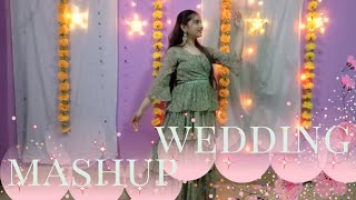 SalaamEIshq x VilayatiSharaab x IskiUski wedding dance  Mashup song  Megha bhatt [upl. by Edee848]