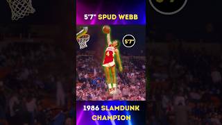 Spud Webb Slam Dunk Champion 🔥 [upl. by Otreblide646]