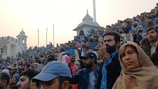 Wagah Border Parade 🇵🇰 🇮🇳  Lahore 💯  14 august special 💚 [upl. by Ocsic]