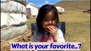 Mongolian Language Asking SIMPLE QUESTIONS What is your favorite Part 1 [upl. by Gurias42]