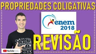 MEGA REVISÃO ENEM  Aula 05  Propriedades Coligativas [upl. by Atsylac]