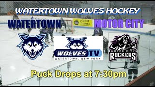 MOTOR CITY  WATERTOWN WOLVES  010524 [upl. by Nosdivad794]