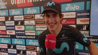 Iván García Cortina  Interview at the finish  Gran Piemonte 2022 [upl. by Consalve]