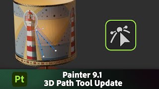 3D Path Tool Updates in Substance 3D Painter  Adobe Substance 3D [upl. by Nicko]