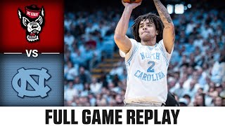 NC State vs North Carolina Full Game Replay  202324 ACC Mens Basketball [upl. by Sankaran]