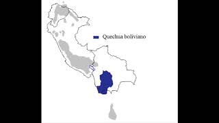 ALGUNOS DIALECTOS QUECHUAS PERÚ ECUADOR BOLIVIA ARGENTINA [upl. by Ettennej604]