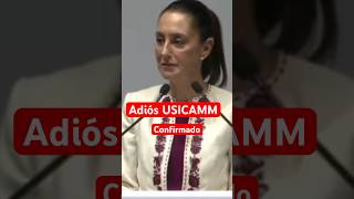 CLAUDIA SHEINBAUM ADIÓS USICAMM usicamm [upl. by Neu]