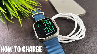 Apple Watch Ultra 2 How To Charge [upl. by Alicsirp]