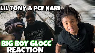 Lil Tony x Pcf Kari  Big Boy Glocc Official Music Video REACTION [upl. by Derte]