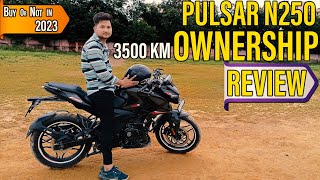 Pulsar N250 Ownership Review  3500 KM Review  Buy Or Not In 2023  Delhi Moto Vlogs [upl. by Vaughn970]