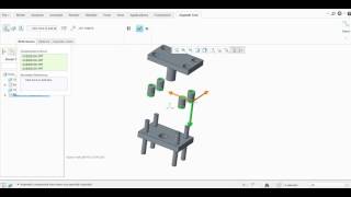 EXPLODED VIEW IN CREO PARAMETRIC DEFAULT EXPLODE [upl. by Adnilreh]