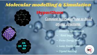 HyperChem tutorial Part2 Molecular modelling and Simulation [upl. by Amerak]