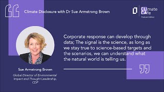 Terrascope Climate Cafe  Podcast Edition Episode 4 Climate Disclosure with Dr Sue Armstrong Brown [upl. by Ruffina]