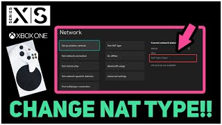 XBOX SERIES X S HOW TO CHANGE NAT TYPE [upl. by Enomas]