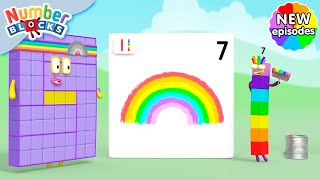 The Rainbow Makers  S7 E8  Learn Times Tables  Numberblocks [upl. by Amri]