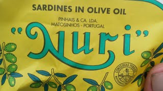 Nuri sardines in olive oil review the gold standard of Portugal [upl. by Weight]