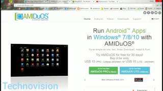 AMIDuOS  The Best of Android on Windows [upl. by Blunt]