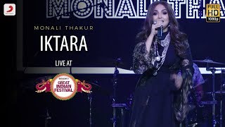 Iktara  Live  Amazon Great Indian Festival  Monali Thakur [upl. by Aicire]